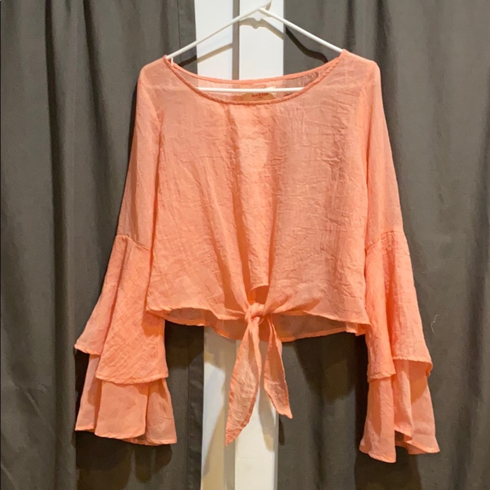 Boutique Brand Long Sleeve Crop Top